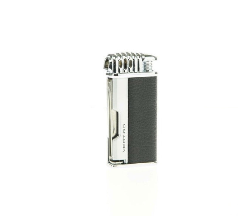 Vertigo By Lotus Puffer Pipe Lighter - SILVER & BLACK