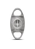 Silver engraved V cut cigar cutter
