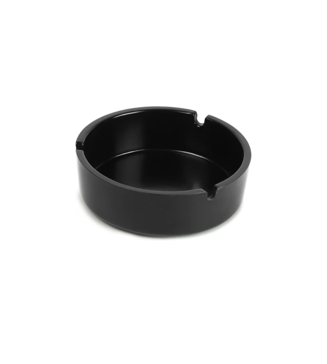 Black Melamine Ashtray - Pack of 2
