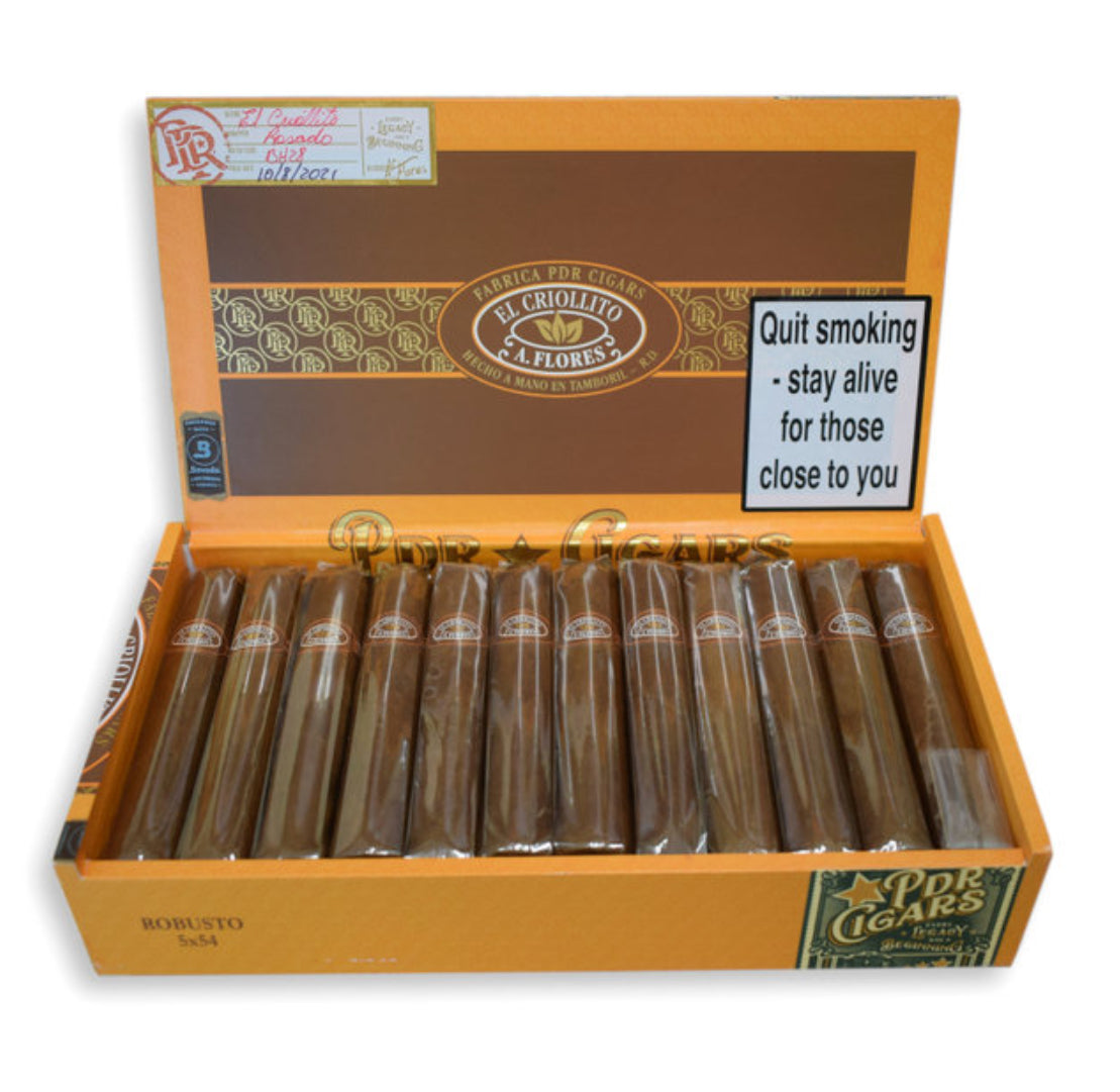 PDR Cigars El Criollito Robusto BOX OF 24