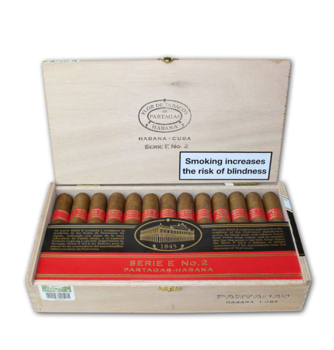 Partagas Serie E No. 2 BOX OF 25