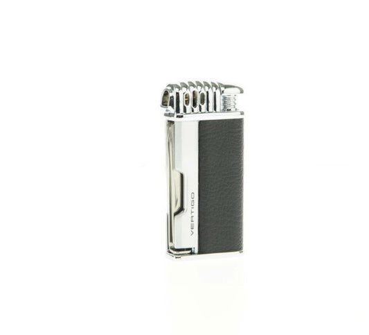 Vertigo By Lotus Puffer Pipe Lighter - SILVER & BLACK